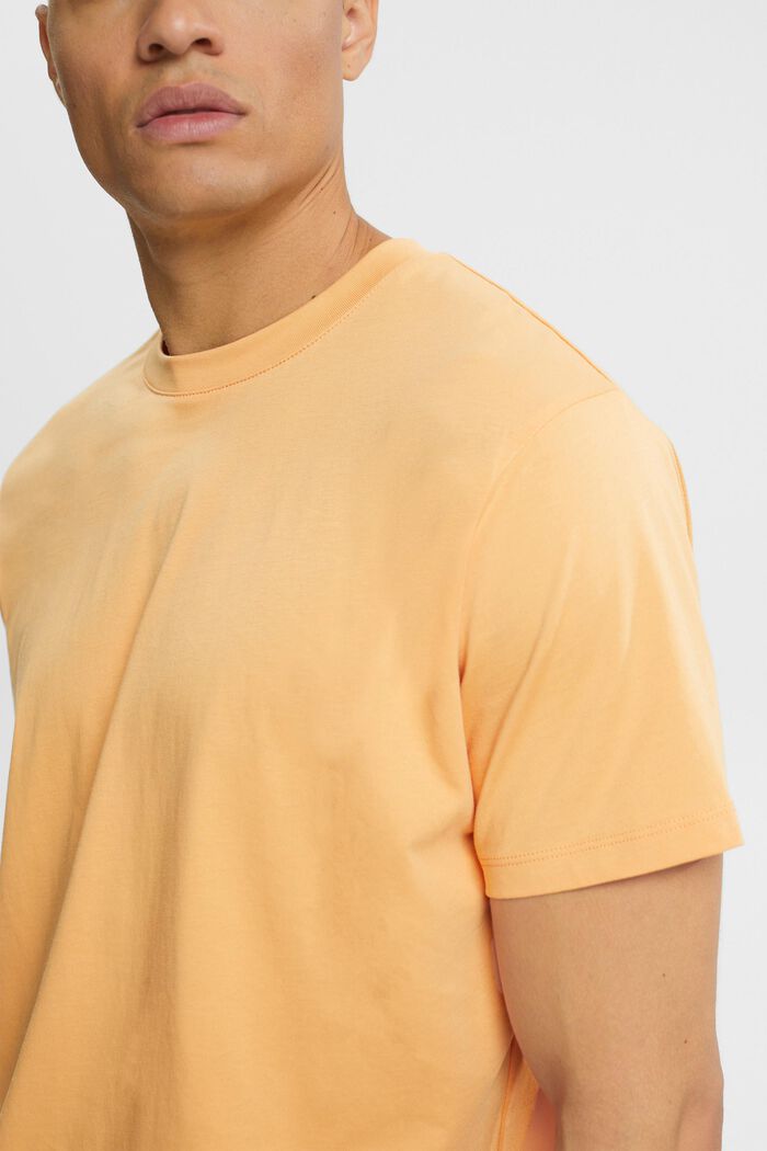 Jersey T-shirt, 100% katoen, PEACH, detail image number 0