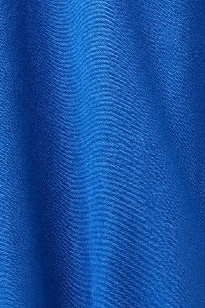 Shirt van katoen-popeline, BRIGHT BLUE, detail image number 5
