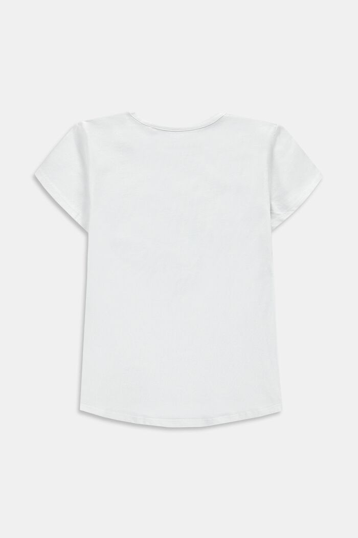T-shirt met print op de voorkant, WHITE, detail image number 1