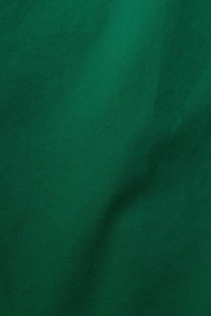Shirt van katoen-popeline, DARK GREEN, detail image number 4