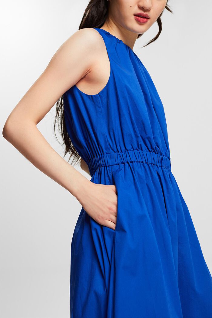 Mouwloze midi-jurk, BRIGHT BLUE, detail image number 3