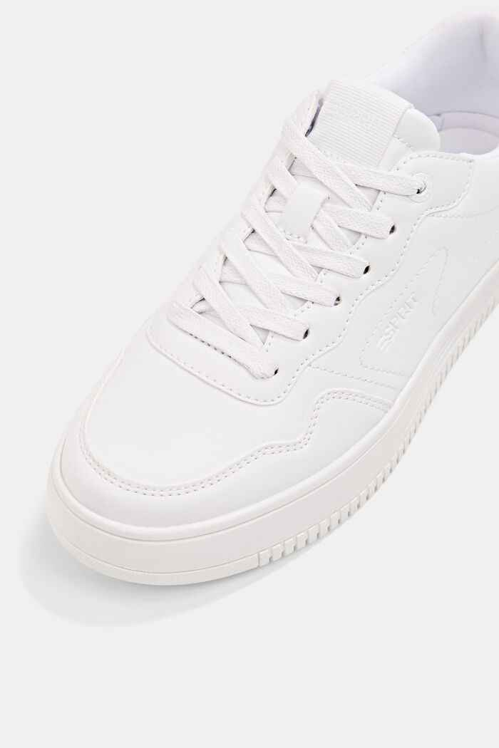 Sneakers met plateauzool, WHITE, detail image number 4