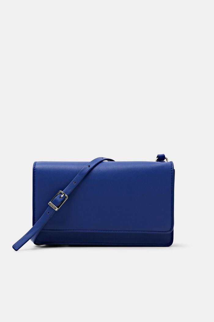 Crossbody bag met klep, BRIGHT BLUE, detail image number 0