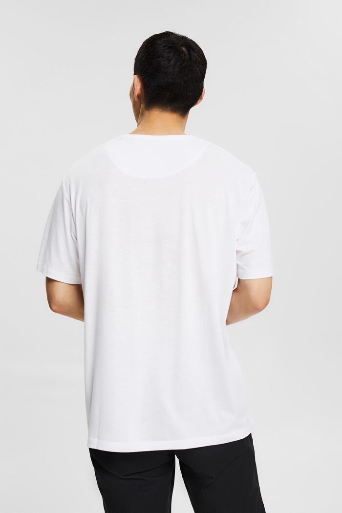 Met TENCEL™: oversized T-shirt, WHITE, detail image number 3