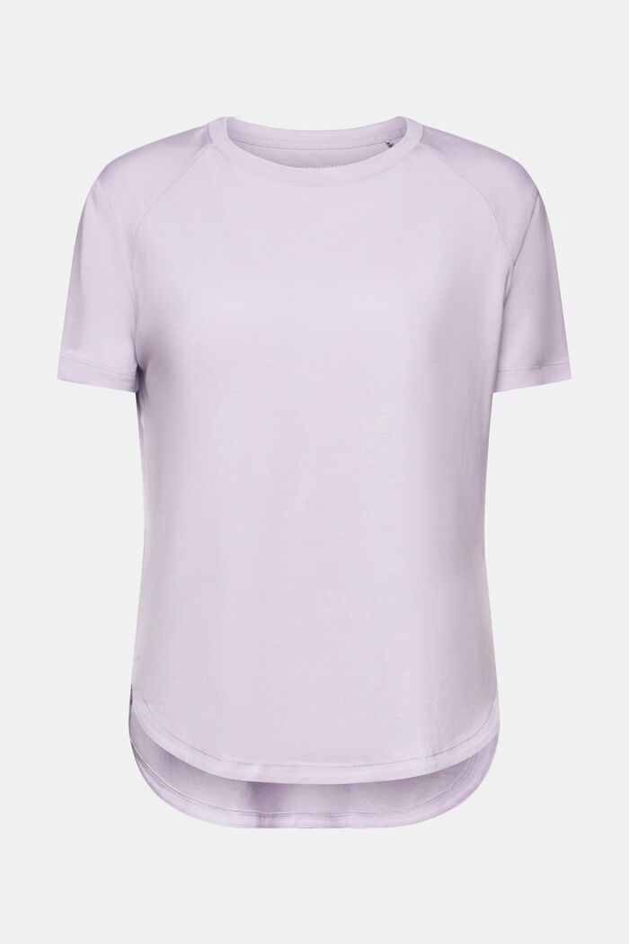 Sportief T-shirt met korte mouwen, LAVENDER, detail image number 7
