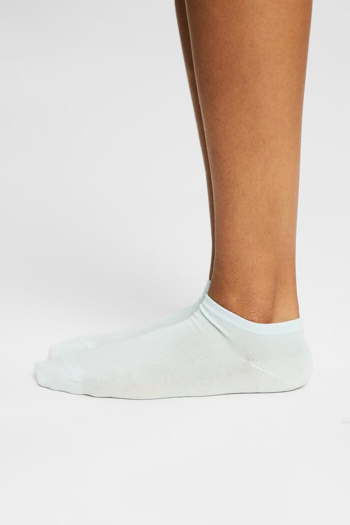 Sneaker socks, MINT/WHITE, detail image number 2