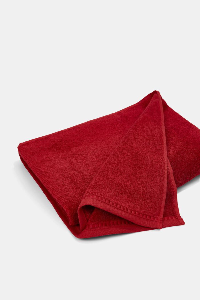 Met TENCEL™: set van drie badstof handdoeken, RUBIN, detail image number 3