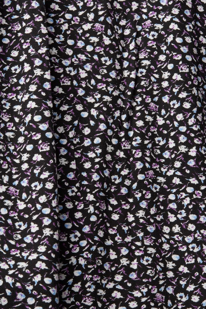 CURVY gebloemde blouse van LENZING™ ECOVERO™, NAVY, detail image number 4