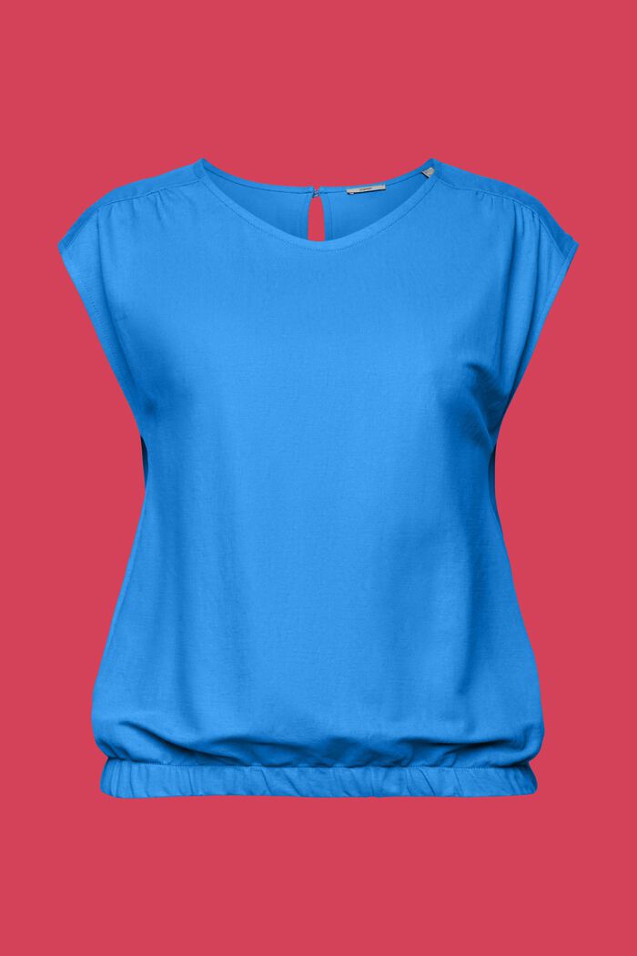 Mouwloze blouse, BRIGHT BLUE, detail image number 6