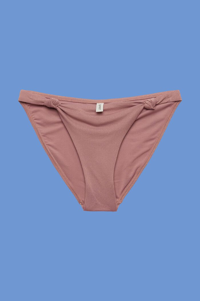 Gerecycled: glinsterend bikinibroekje, CINNAMON, detail image number 4