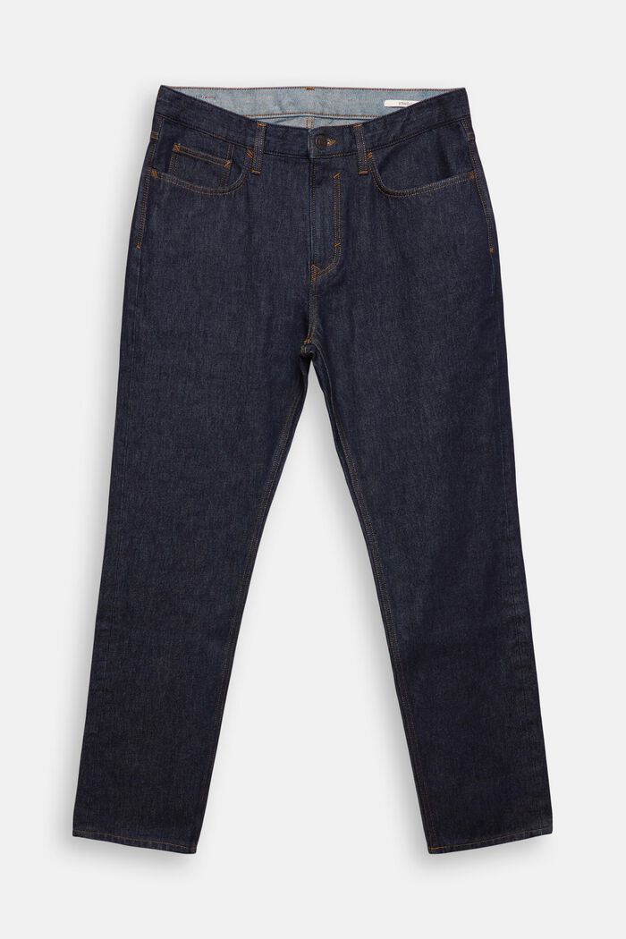Jeans met middelhoge taille en rechte pijpen, BLUE RINSE, detail image number 2