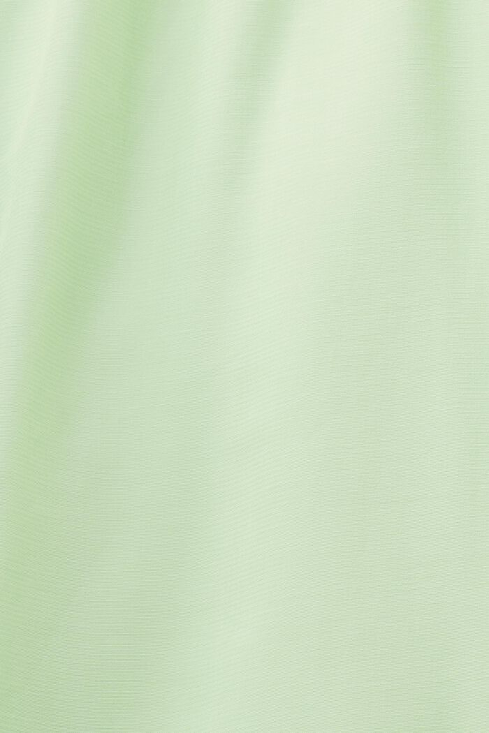 Blouse met V-hals en korte mouwen, CITRUS GREEN, detail image number 5