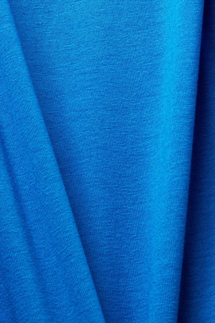 Jersey midi-jurk met vaste banden, BRIGHT BLUE, detail image number 4