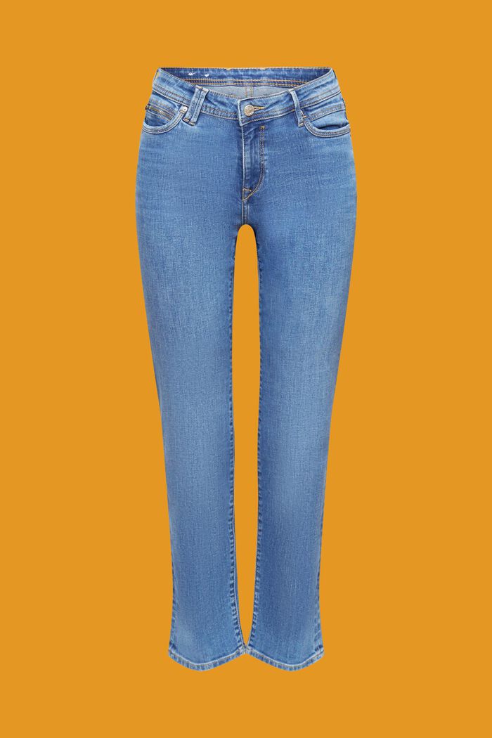 Jeans met wijde pijpen, BLUE MEDIUM WASHED, detail image number 5