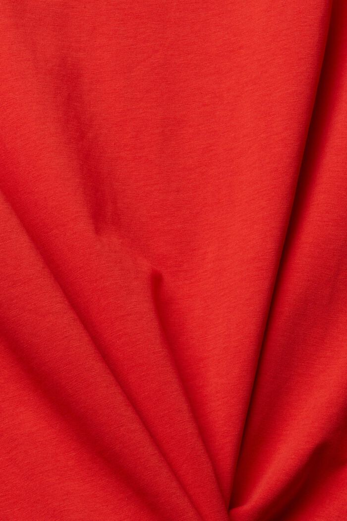 Shirt met 3/4-mouwen, ORANGE RED, detail image number 5