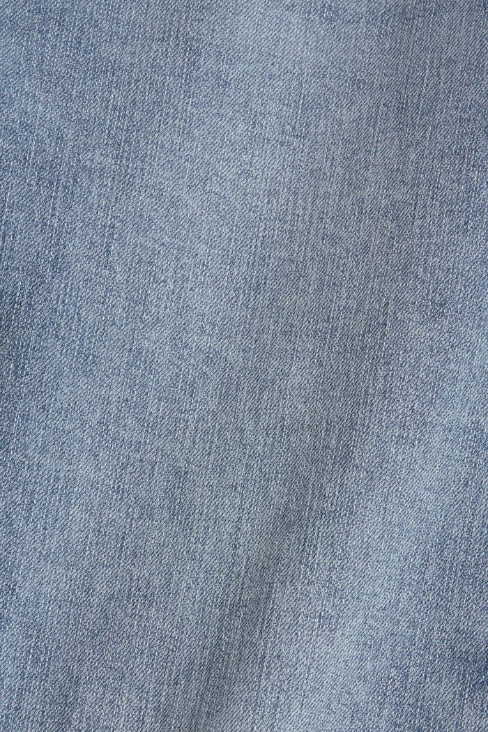 High rise skinny jeans, BLUE LIGHT WASHED, detail image number 4