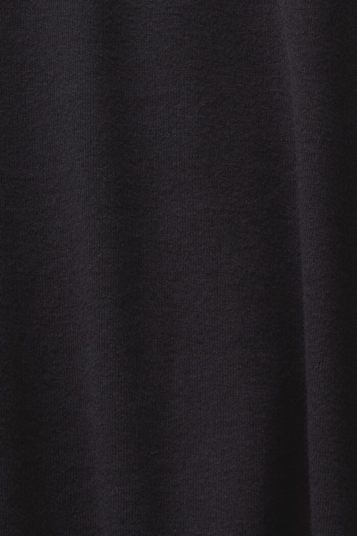 T-shirt met lange mouwen, BLACK, detail image number 5