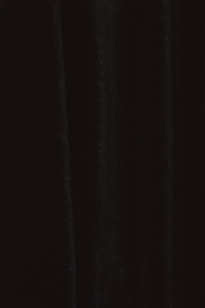 Fluwelen broek met wijde pijpen, BLACK, detail image number 7