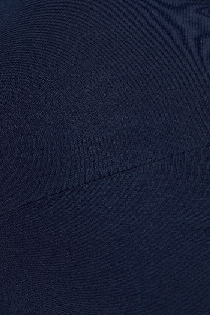 Jersey broek met band over de buik, NIGHT BLUE, detail image number 1