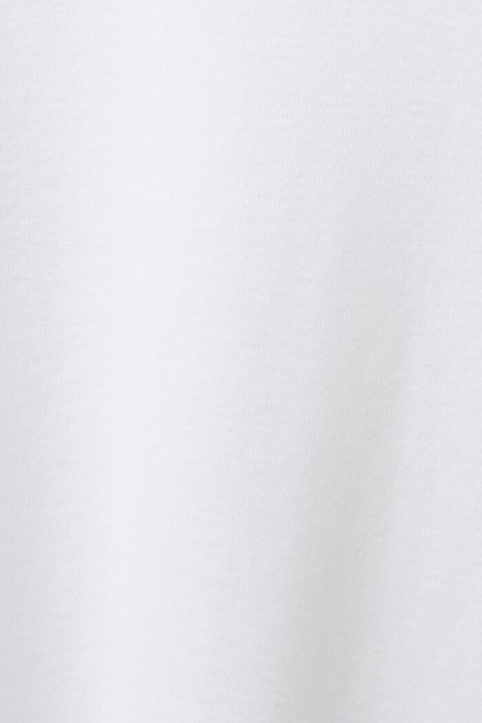 T-shirt met lange mouwen en boothals, WHITE, detail image number 6