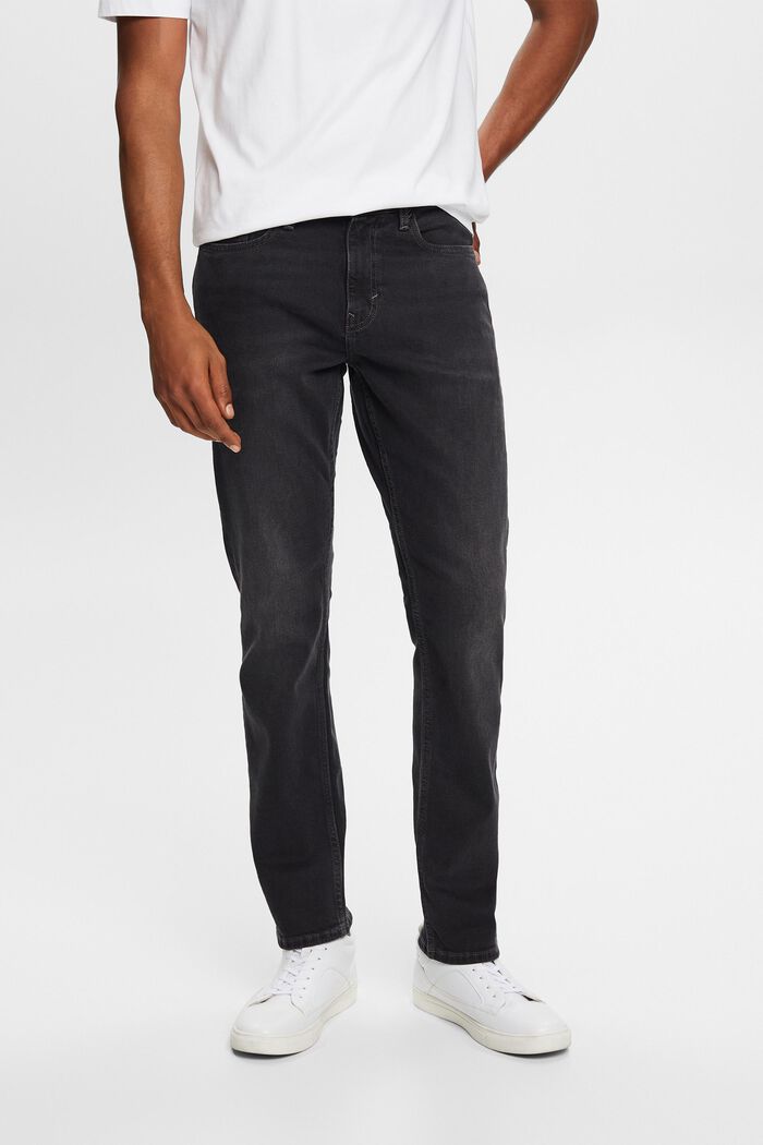 Slim fit jeans, BLACK DARK WASHED, detail image number 0