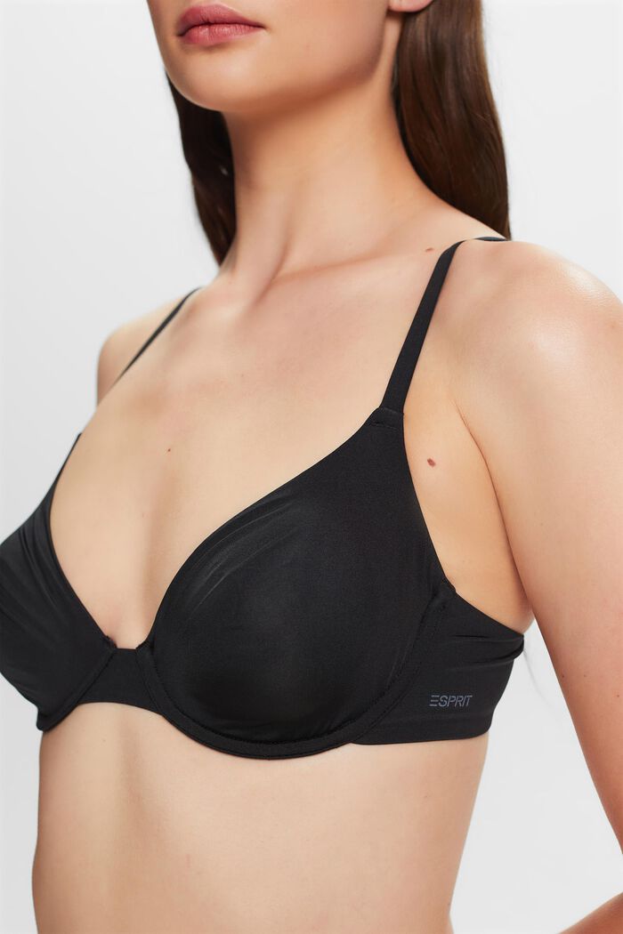 Bras with wire, BLACK, detail image number 1