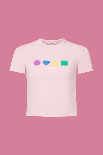 Geometrisch T-shirt van organic cotton