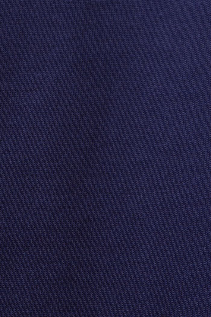 T-shirt van jersey met print, DARK BLUE, detail image number 4