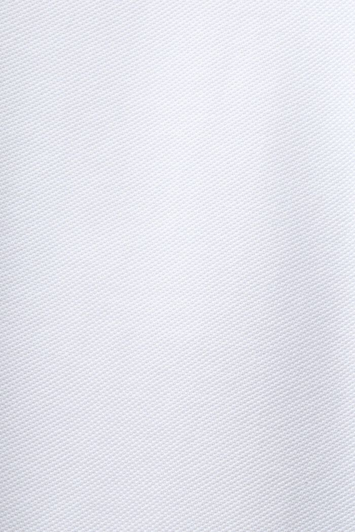 Poloshirt van katoen-piqué, WHITE, detail image number 5