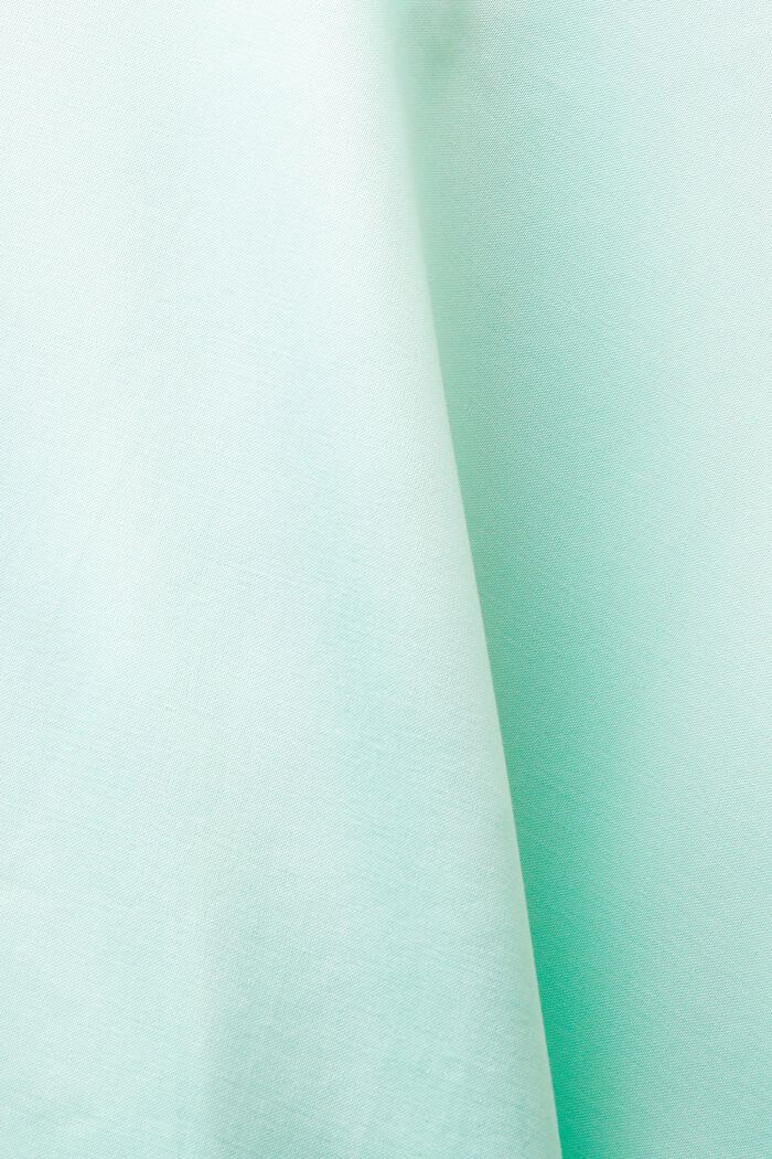 Satijnen blouse met lange mouwen, LIGHT AQUA GREEN, detail image number 5
