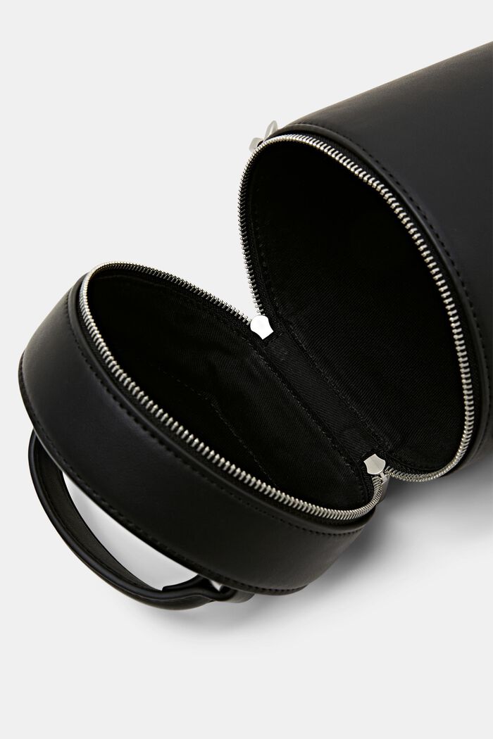 Cilindervormige bucket bag, BLACK, detail image number 3