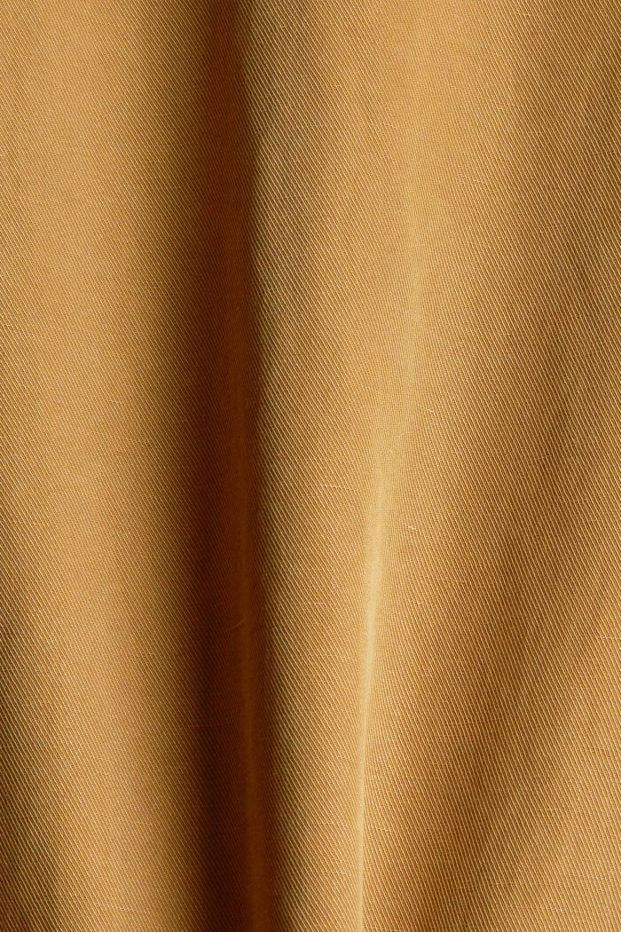 Met linnen: midirok met wikkellook, OLIVE, detail image number 4