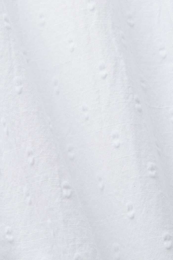 Katoenen blouse met borduursel, WHITE, detail image number 5