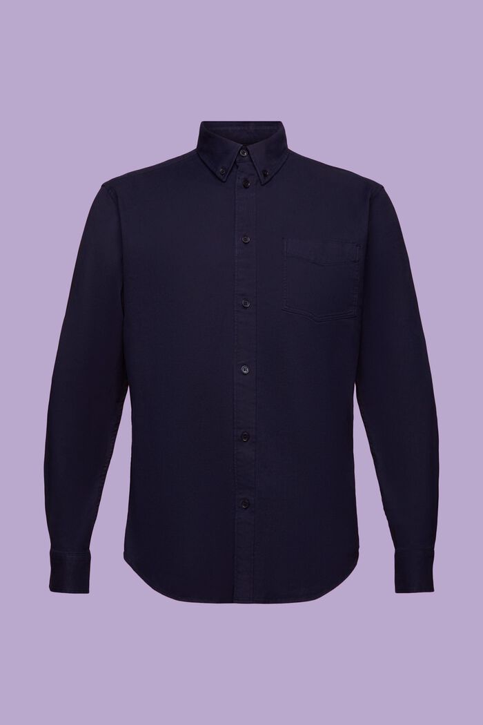 Twill regular fit-overhemd, NAVY, detail image number 6