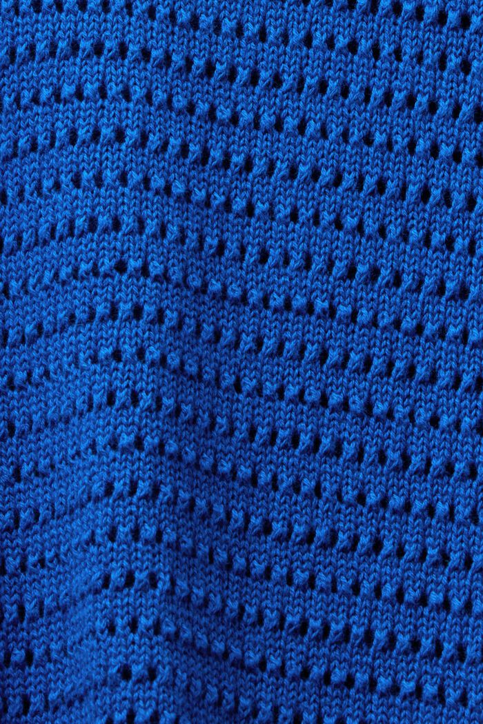 Mesh trui, BRIGHT BLUE, detail image number 5