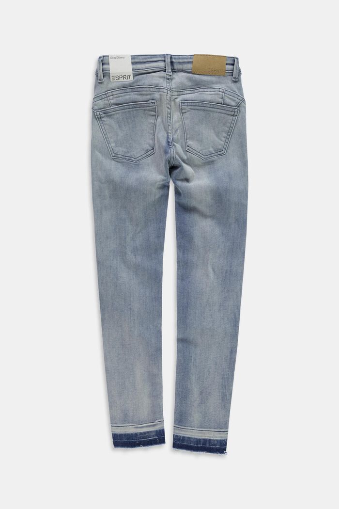 Jeans met verstelbare band, BLUE BLEACHED, detail image number 1