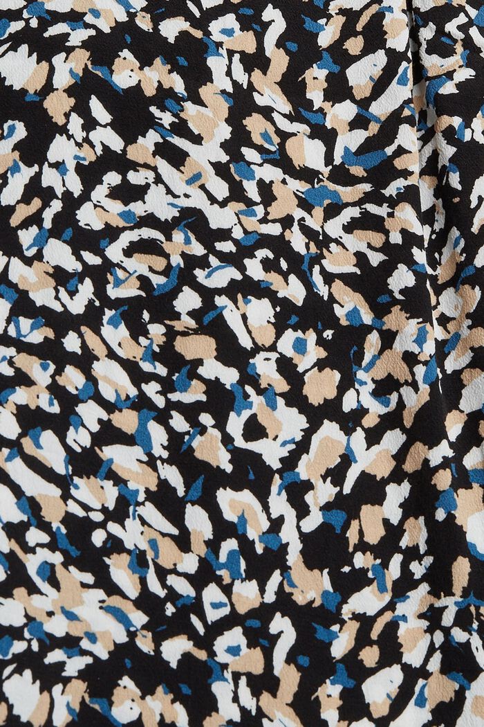 Overhemdblouse met print, LENZING™ ECOVERO™, BLUE, detail image number 4