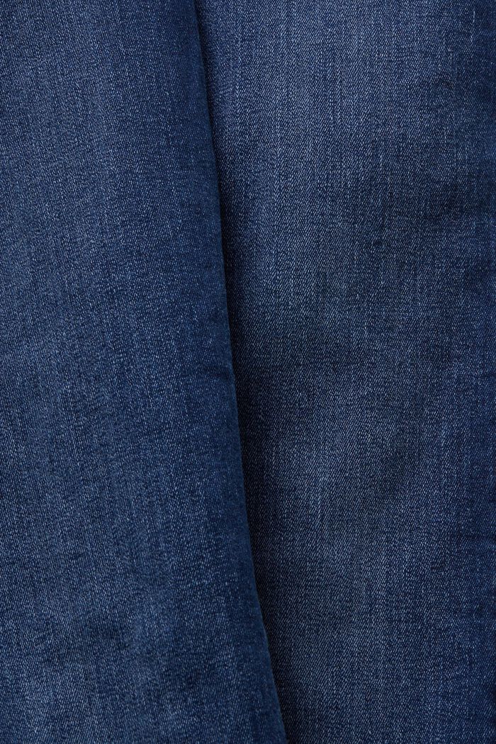 Slim fit jeans met middelhoge taille, BLUE DARK WASHED, detail image number 6