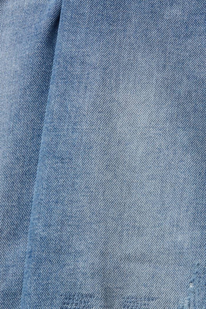 Destroyed jeans met mom fit, BLUE MEDIUM WASHED, detail image number 5