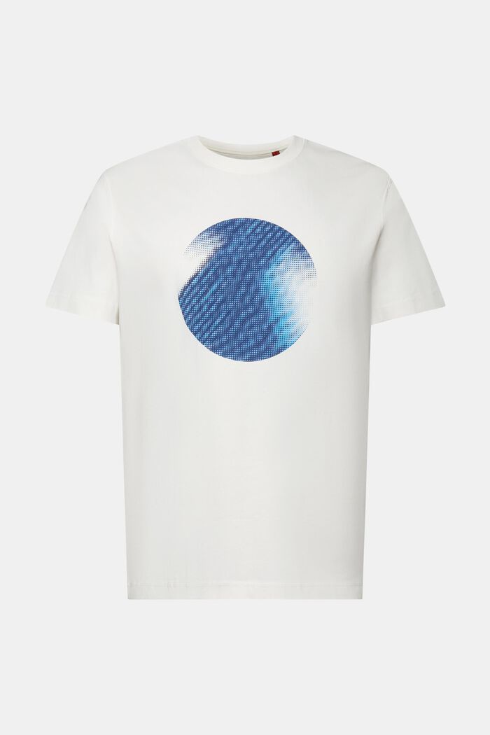 T-shirt met print op de voorkant, 100% katoen, ICE, detail image number 5