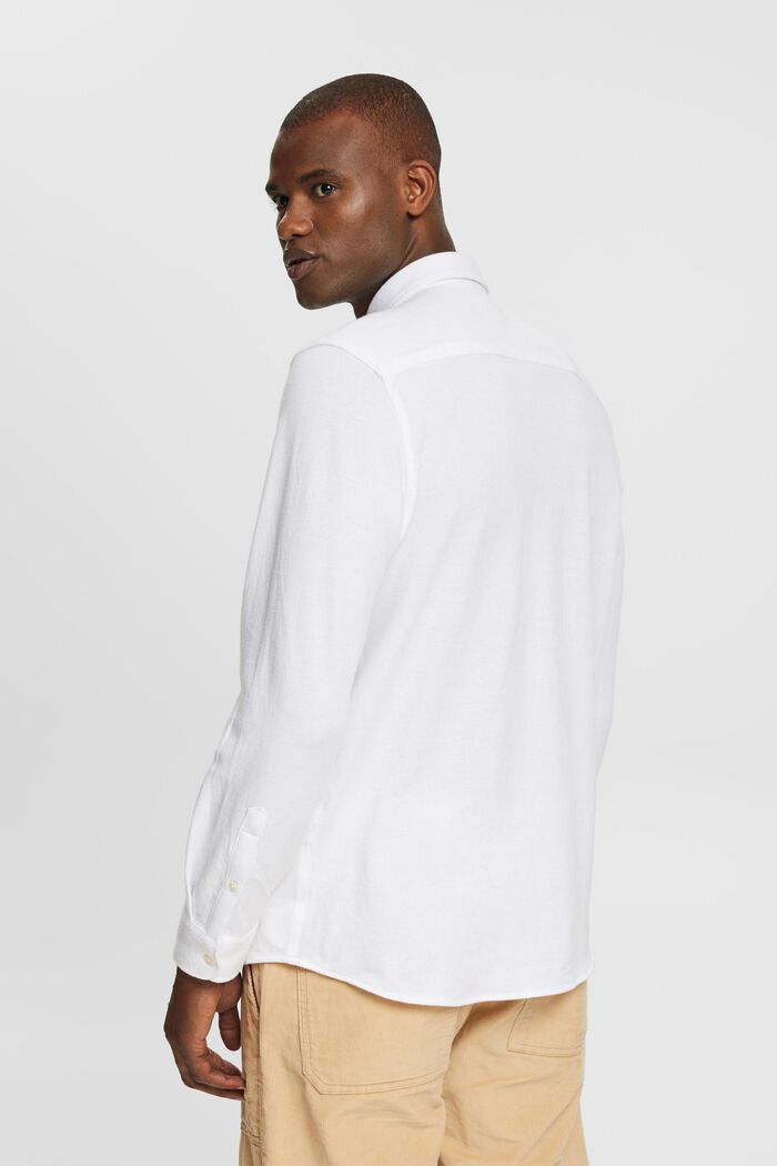 Tweekleurig overhemd, WHITE, detail image number 3