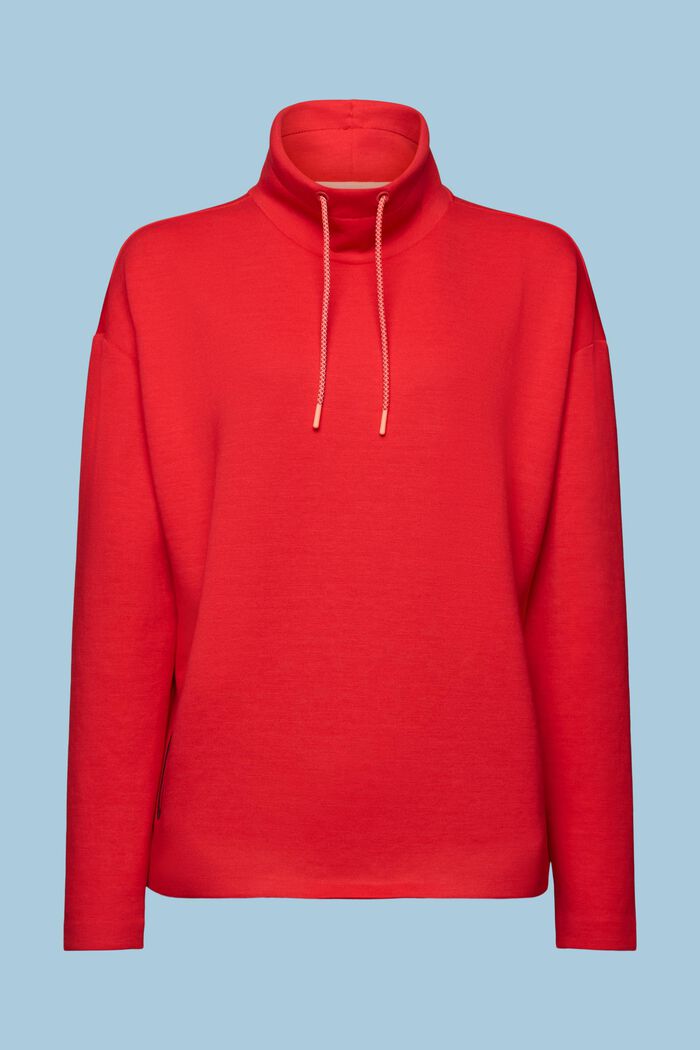 Sportief sweatshirt, RED, detail image number 6