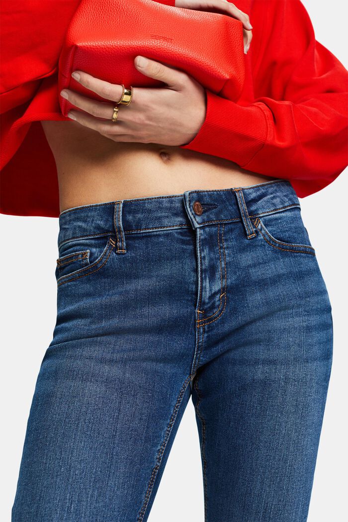 Bootcut jeans met middelhoge taille, BLUE MEDIUM WASHED, detail image number 2