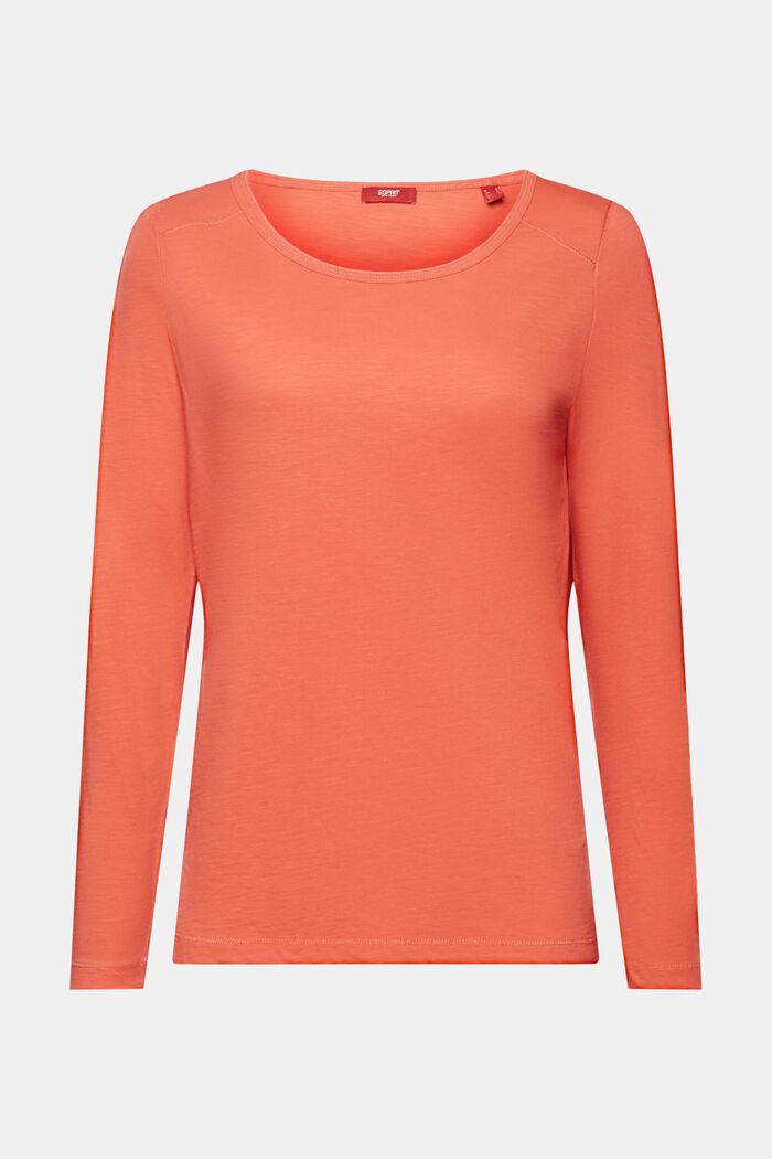 Jersey longsleeve, CORAL RED, detail image number 6