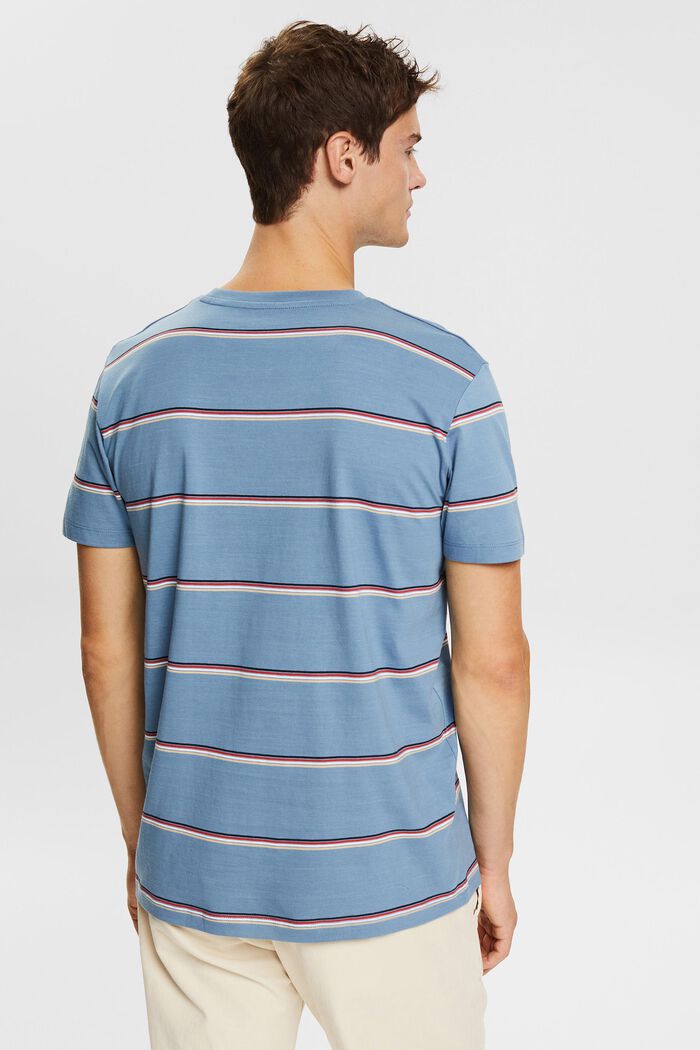 Jersey T-shirt met streepmotief, BLUE, detail image number 3