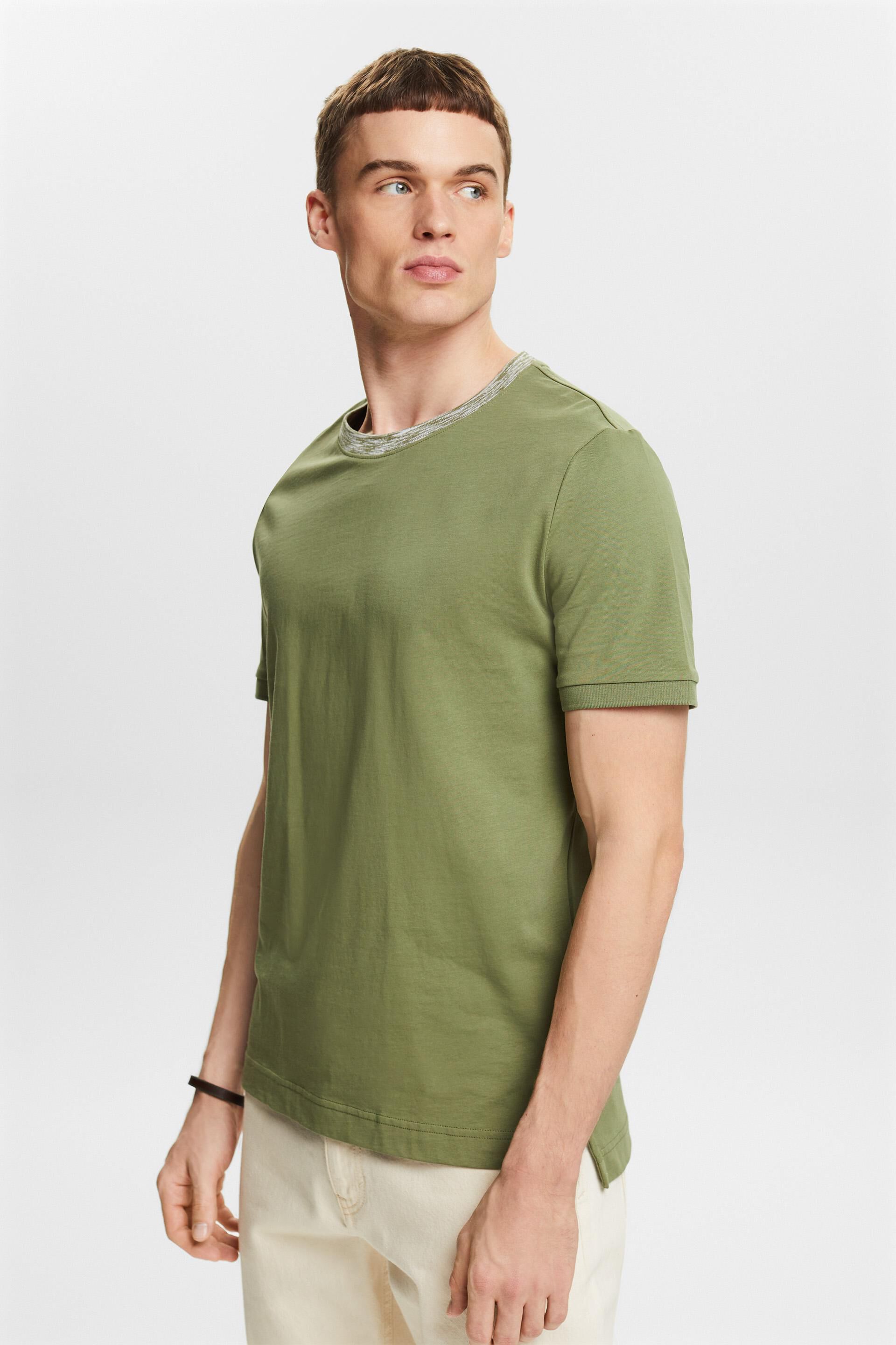 Groen Space-dyed T-shirt